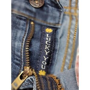 Lucky Brand Size Women Medium 8/29 Charlie Skinny Dark Wash Jeans Low Rise 32x32